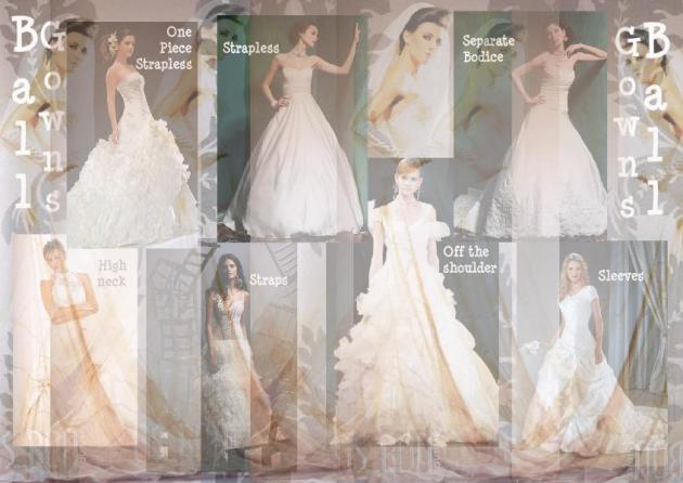 The style was similar to the everyday dress then in fashion Wedding dresses 