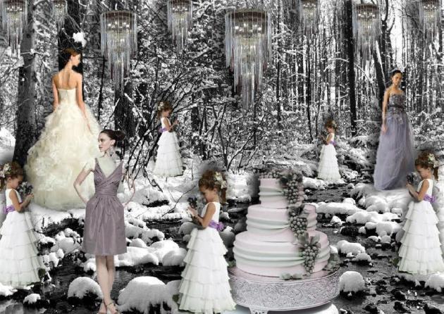 Inspirations for Warm Winter Wonderland Wedding Theme