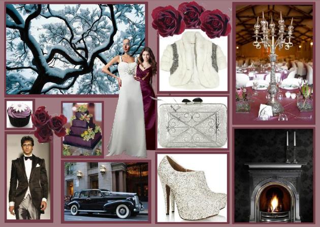 The winter allows the wedding planner to create a winter wonderland theme